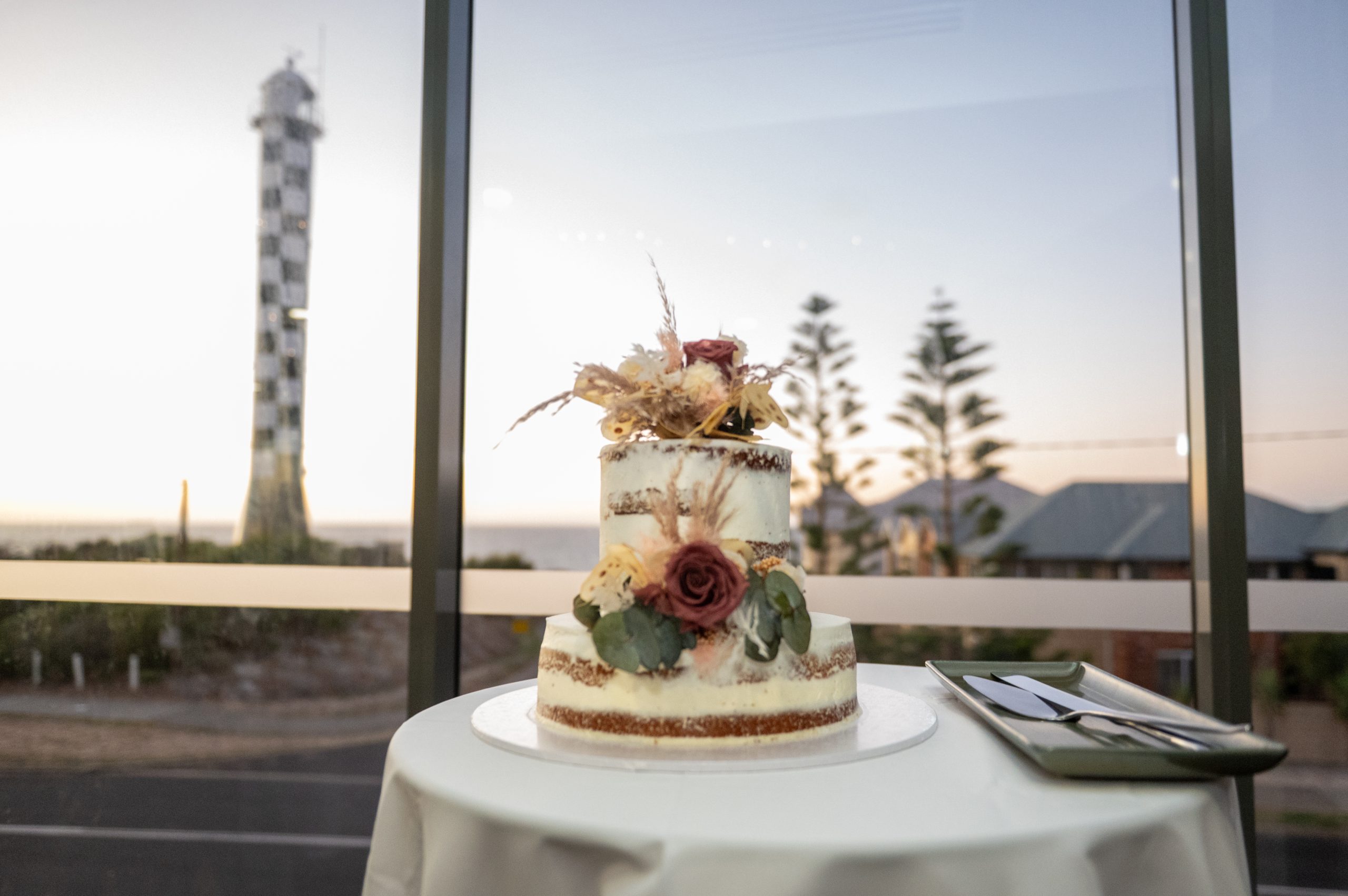 Wedding styling by the ocean